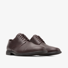 Camper Truman Formal Shoes Dark Brown - Mens Singapore WSLEAQ-449